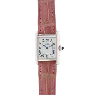 Cartier Tank Must 6057002 21mm Silver White