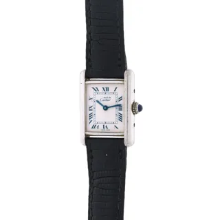 Cartier Tank Must 372279 21mm Silver White