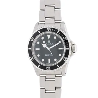 Rolex Submariner 5513 Stainless steel Black