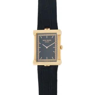 Patek Philippe Les Grecques 3775 Yellow gold Black and Golden