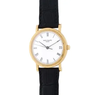 Patek Philippe Calatrava 3802/200 37mm Yellow gold White