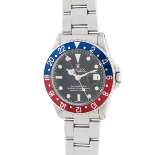 Rolex GMT-Master 1675 40mm Stainless steel Black