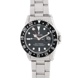 Rolex GMT-Master 16750 40mm Stainless steel Black