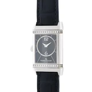 Jaeger-LeCoultre Reverso 256.8.75 23mm Stainless steel Black and Silver