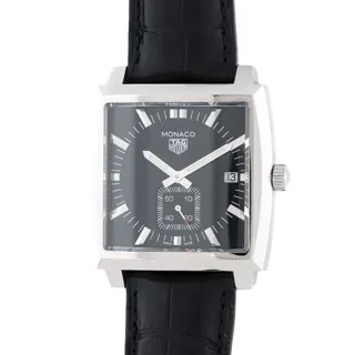 TAG Heuer Monaco WAW131A 37mm Stainless steel Black