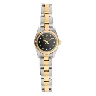 Rolex Oyster Perpetual 76193 25mm 18k Gold and Stainless steel