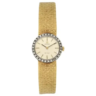 Omega De Ville 18k yellow gold White