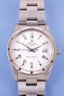 Rolex Oyster Perpetual Date 15010 Stainless steel White