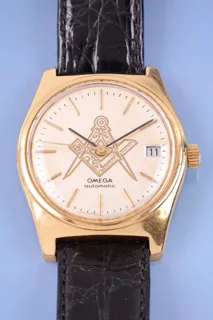 Omega 18k yellow gold Silver