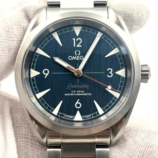 Omega Railmaster 220.10.40.20.03.001 40mm Stainless steel Blue