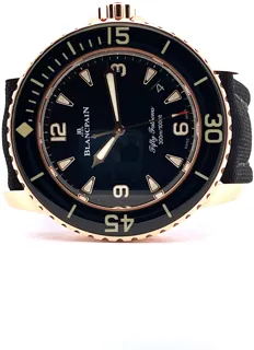 Blancpain Fifty Fathoms 5015 3630 52A Yellow gold Black