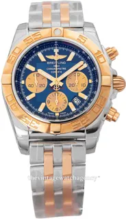 Breitling Chronomat CB0110121C1C1 Rose gold and Stainless steel Blue