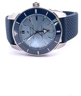 Breitling superoc AB2010 Sylt 42mm Stahl ice blue