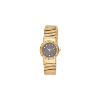 Bulgari Bulgari BB 26 26mm 18k yellow gold Black