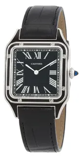 Cartier Santos Dumont WSSA0046 Stainless steel Black