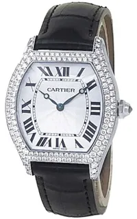 Cartier Tortue WA503851 18k white gold Silver