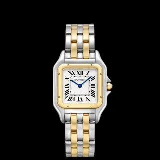 Cartier Panthu00e8re de Cartier Medium Yellow gold and Stainless steel Silver