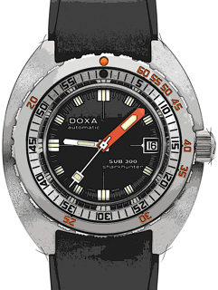 Doxa SUB 300 821.10.101.20 42.5mm Stainless steel Black