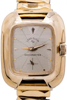 Elgin Shock Master 7603 Gold-plated Silver