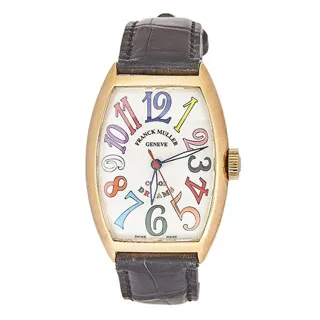 Franck Muller Color Dreams 5850 18k yellow gold Silver