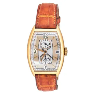 Franck Muller Master Banker 5850 18k yellow gold Silver