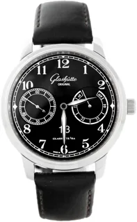 Glashütte Senator Observer 100-14-07-02-30 44mm Stainless steel Black