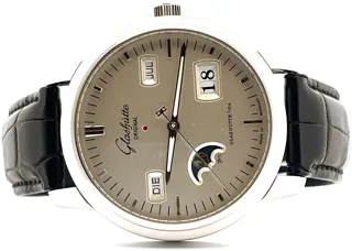 Glashütte Senator Perpetual Calendar 100-02-13-02-04 40mm Stainless steel Silver