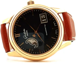 Glashütte Senator 3941152104 39mm Rose gold Silver$Gray