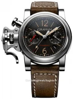 Graham Chronofighter 2CRBS.B10A Stainless steel Black