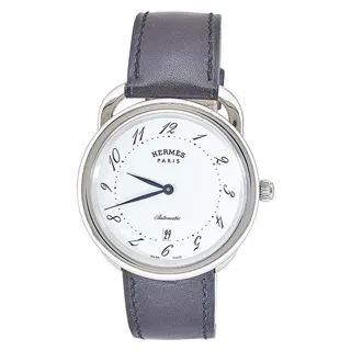 Hermès Arceau AR7.710 Stainless steel White