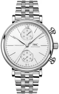 IWC Portofino Chronograph IW391503 Stainless steel White