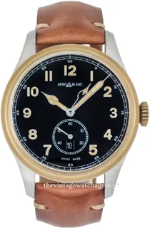 Montblanc 1858 116479 44mm Bronze and Stainless steel Black