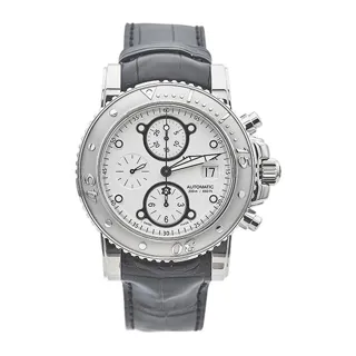 Montblanc Chronograph 7179 44mm Stainless steel White