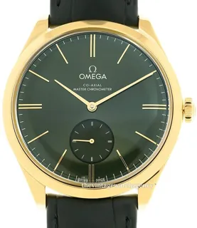 Omega De Ville 435.53.40.21.10.001 Yellow gold Green