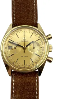 Omega De Ville Chronograph 146.017 36mm Yellow gold and Stainless steel Golden