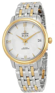 Omega De Ville Prestige 424.20.33.20.05.001 Yellow gold White