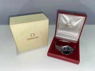 Omega Genève Stainless steel Blue