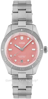 Oris Divers 01 733 7771 4058-07 8 19 18 38mm Stainless steel Red