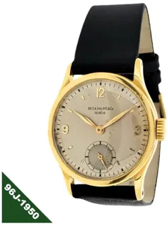 Patek Philippe Calatrava 96J Yellow gold Silver