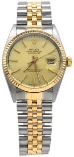 Rolex Datejust 16013 Stainless steel and 18k yellow gold Champagne