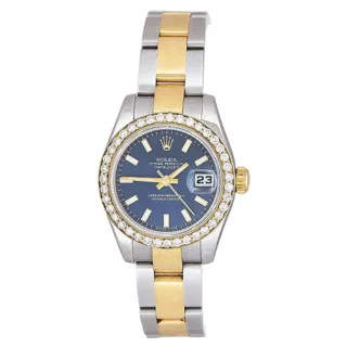 Rolex Datejust 179173 28mm Stainless steel Blue