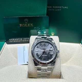 Rolex Datejust 41 126334 White gold and Stainless steel Gray