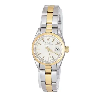 Rolex Datejust 69173 26mm Stainless steel and 18k yellow gold Silver