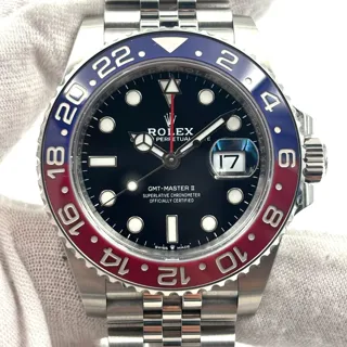 Rolex GMT-Master II 126710BLRO-0001 40mm Stainless steel Black