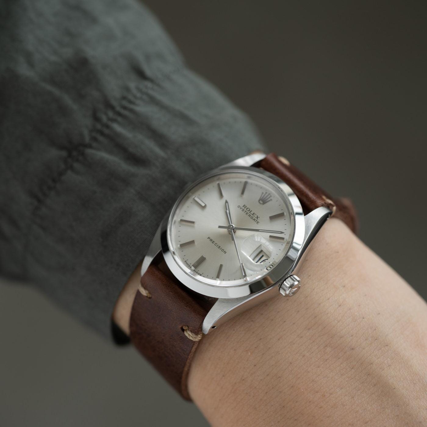 Rolex Oysterdate Precision 6694 Silver 1960 Japan | Dealer Rolex Oysterdate Precision 6694 Silver 1960 Japan | Dealer