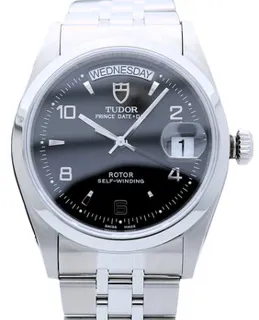 Tudor Date-Day 76200 Stainless steel Black