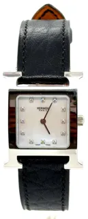 Hermès Heure H HH1.120 Stainless steel White