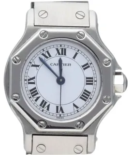 Cartier Santos Stainless steel White