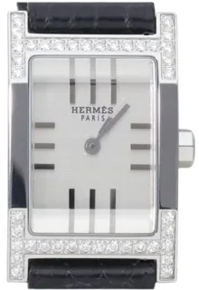 Hermès Tandem TA1.230 Stainless steel White