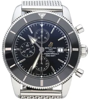 Breitling superoc A13312 Stainless steel Black